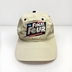 Gear Headwear Mens Beige 2015 Final Four Indianapolis NCAA Strapback Hat Cap